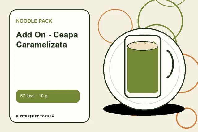 Add On - Ceapa Caramelizata de la Noodle Pack — ilustrație editorială unică