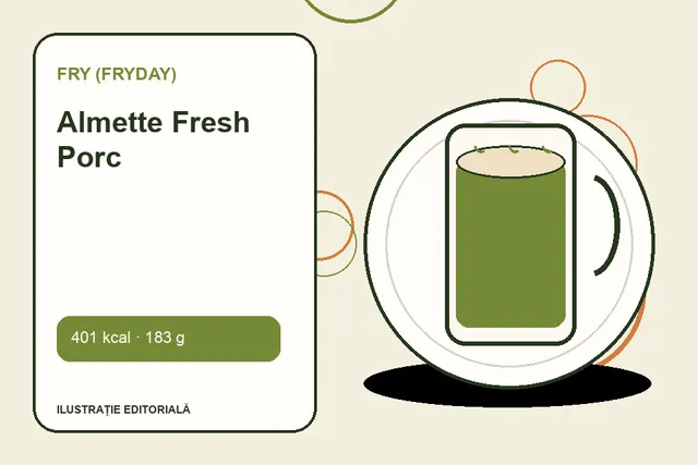 Almette Fresh Porc de la FRY (FryDay) — ilustrație editorială unică