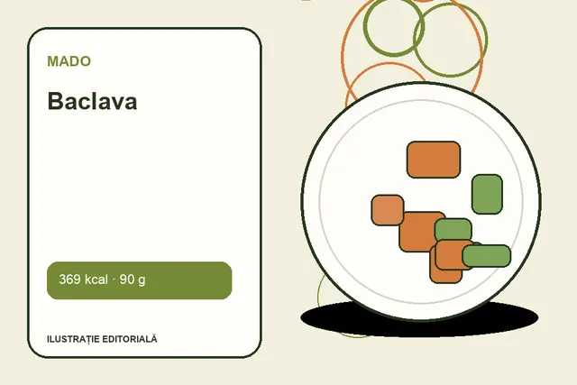 Baclava de la MADO — ilustrație editorială unică
