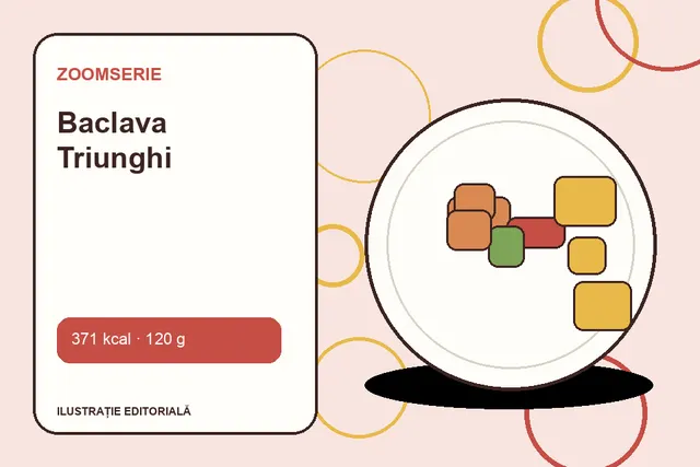 Baclava Triunghi de la Zoomserie — ilustrație editorială unică