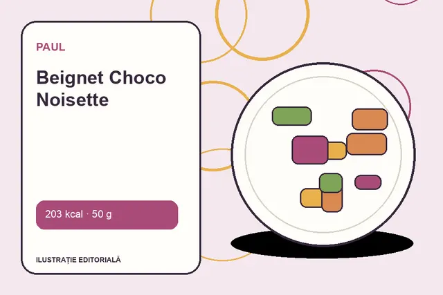 Beignet Choco Noisette de la Paul — ilustrație editorială unică