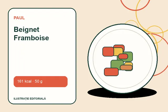 Beignet Framboise de la Paul — ilustrație editorială unică