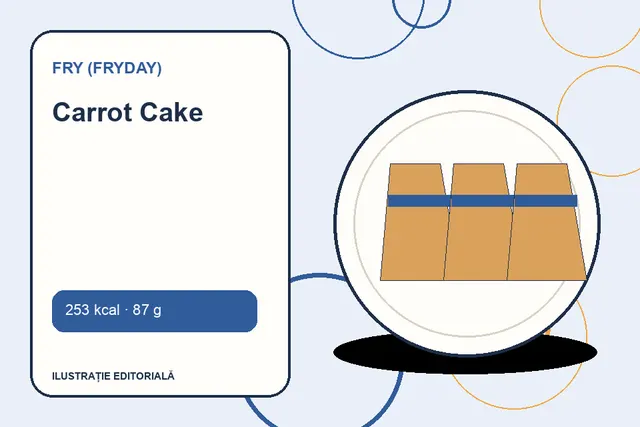 Carrot Cake de la FRY (FryDay) — ilustrație editorială unică