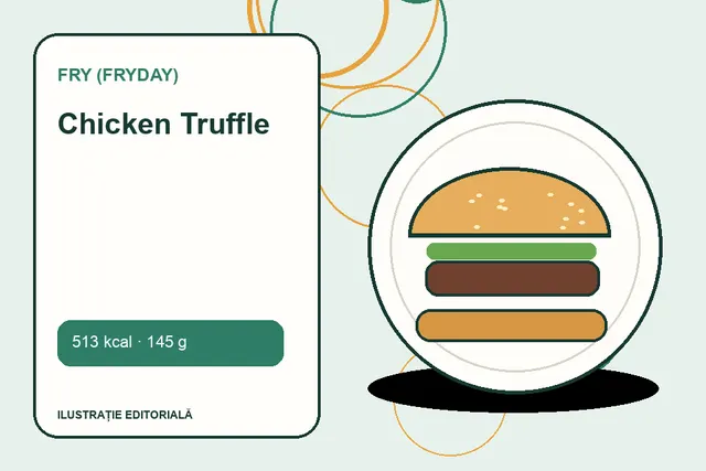 Chicken Truffle de la FRY (FryDay) — ilustrație editorială unică