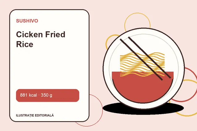 Cicken Fried Rice de la Sushivo — ilustrație editorială unică