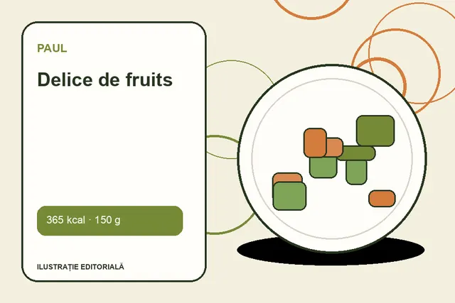 Delice de fruits de la Paul — ilustrație editorială unică