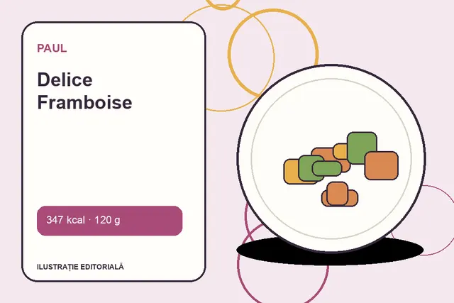 Delice Framboise de la Paul — ilustrație editorială unică