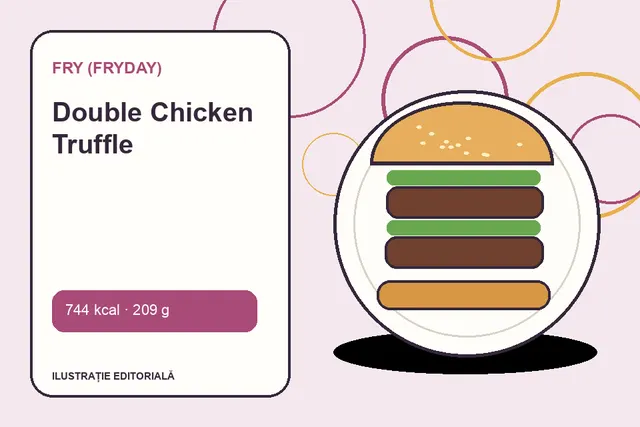 Double Chicken Truffle de la FRY (FryDay) — ilustrație editorială unică