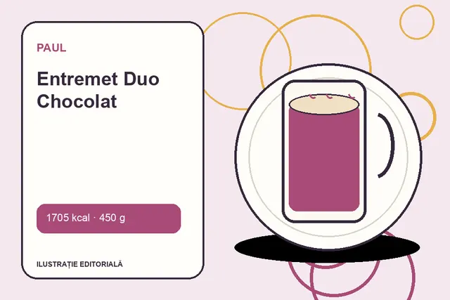 Entremet Duo Chocolat de la Paul — ilustrație editorială unică