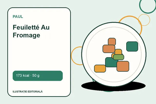 Feuiletté Au Fromage de la Paul — ilustrație editorială unică