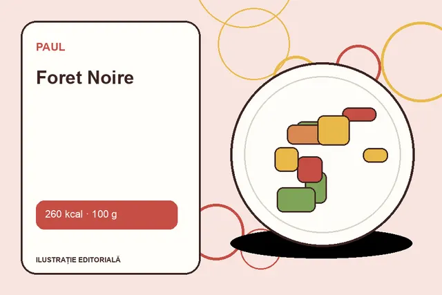 Foret Noire de la Paul — ilustrație editorială unică