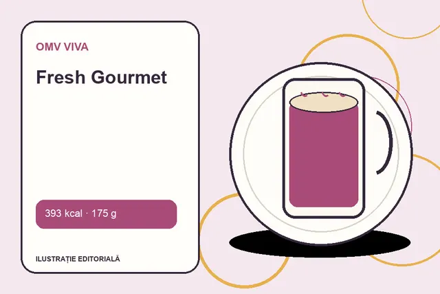 Fresh Gourmet de la OMV VIVA — ilustrație editorială unică