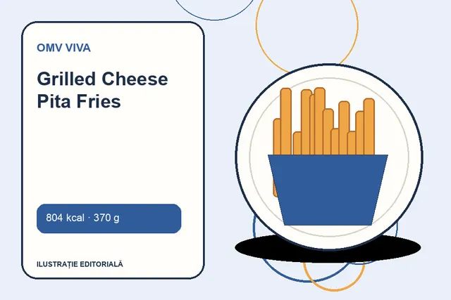 Grilled Cheese Pita Fries de la OMV VIVA — ilustrație editorială unică