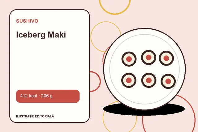 Iceberg Maki de la Sushivo — ilustrație editorială unică