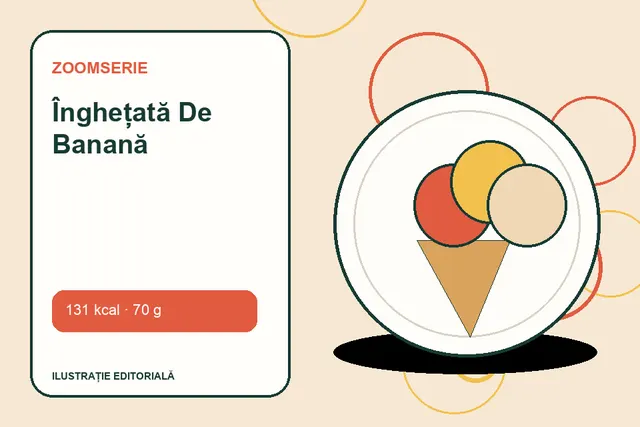 Înghețată De Banană de la Zoomserie — ilustrație editorială unică