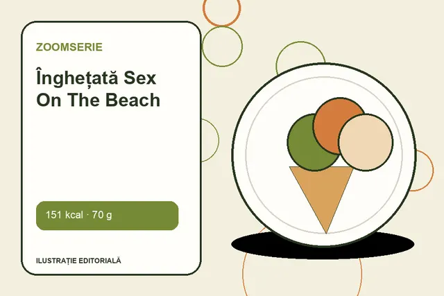 Înghețată Sex On The Beach de la Zoomserie — ilustrație editorială unică