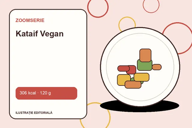 Kataif Vegan de la Zoomserie — ilustrație editorială unică
