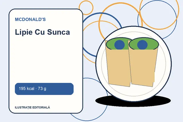 Lipie Cu Sunca de la McDonald's — ilustrație editorială unică