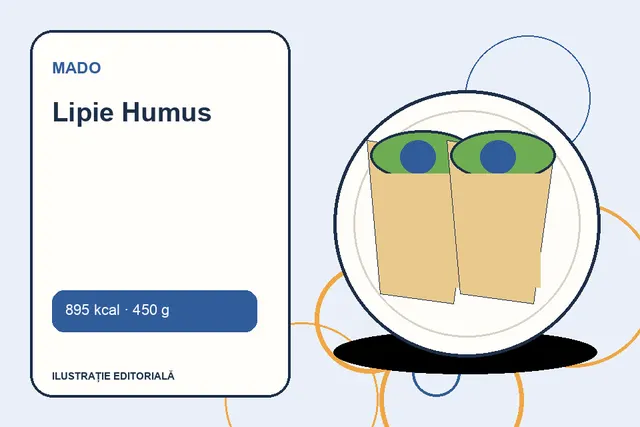 Lipie Humus de la MADO — ilustrație editorială unică