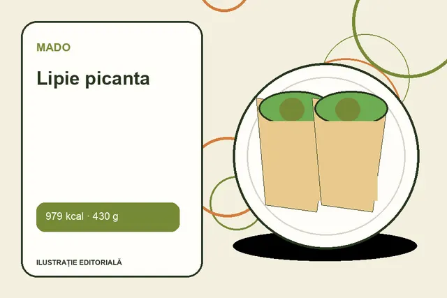 Lipie picanta de la MADO — ilustrație editorială unică