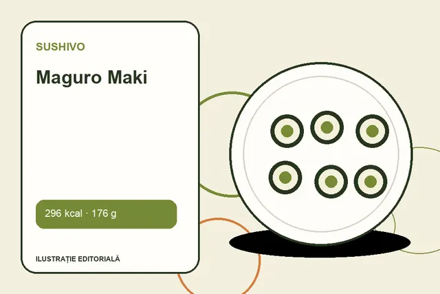 Maguro Maki de la Sushivo — ilustrație editorială unică