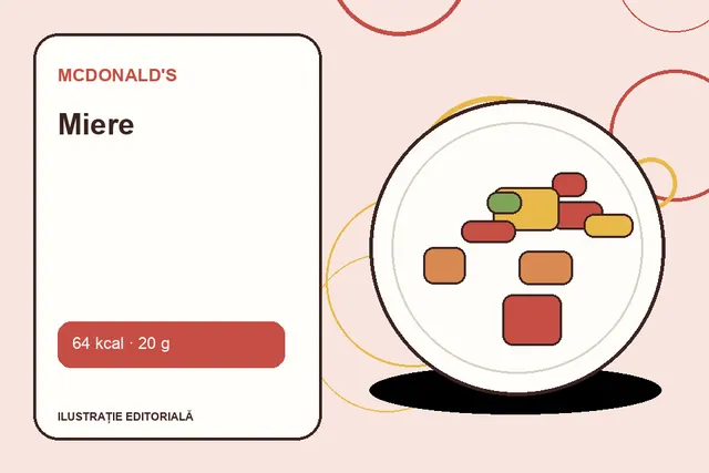 Miere de la McDonald's — ilustrație editorială unică