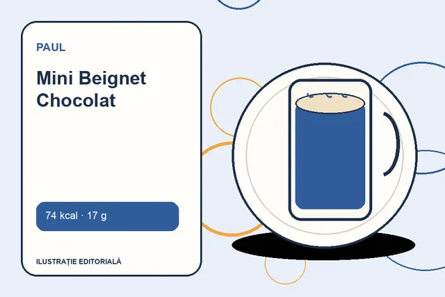 Mini Beignet Chocolat de la Paul — ilustrație editorială unică