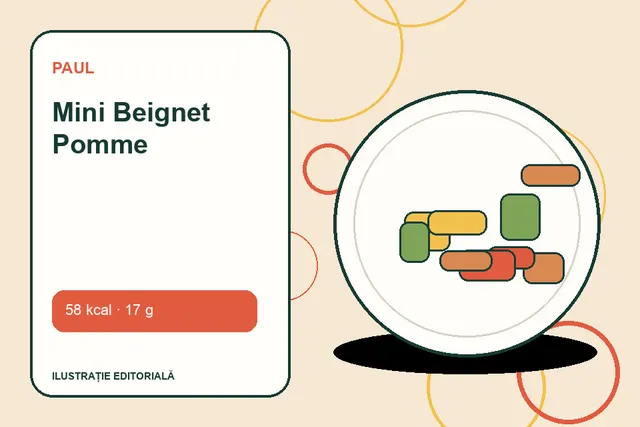 Mini Beignet Pomme de la Paul — ilustrație editorială unică