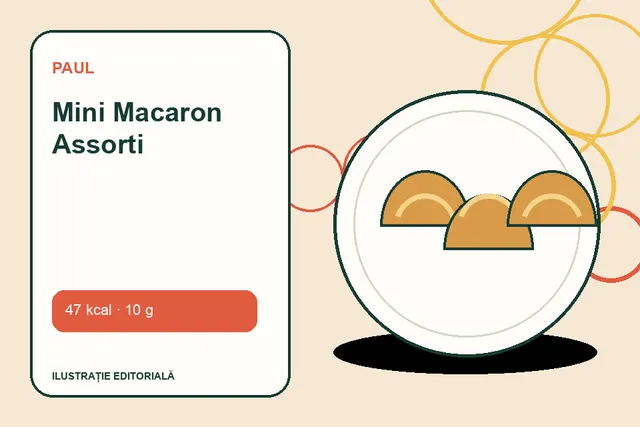 Mini Macaron Assorti de la Paul — ilustrație editorială unică