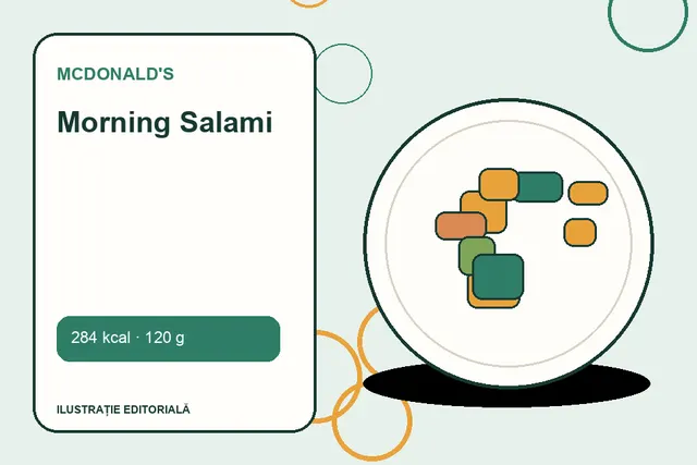Morning Salami de la McDonald's — ilustrație editorială unică