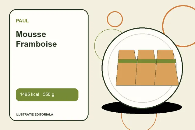 Mousse Framboise de la Paul — ilustrație editorială unică