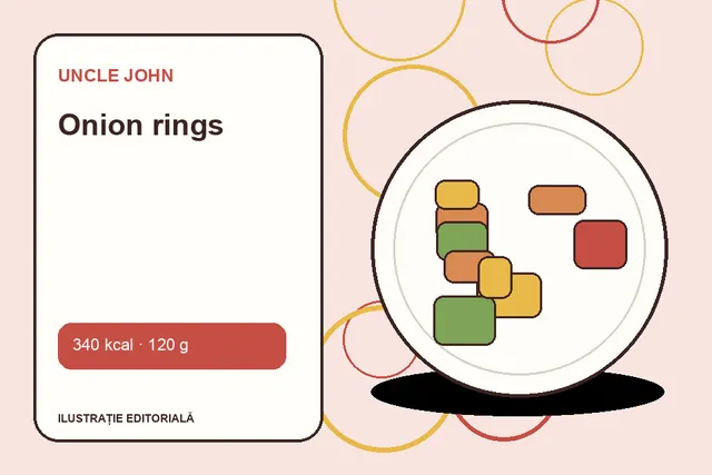 Onion rings de la Uncle John — ilustrație editorială unică