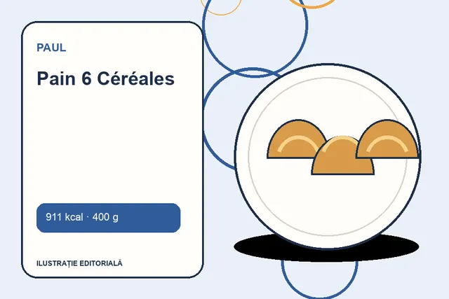 Pain 6 Céréales de la Paul — ilustrație editorială unică