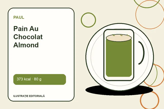 Pain Au Chocolat Almond de la Paul — ilustrație editorială unică