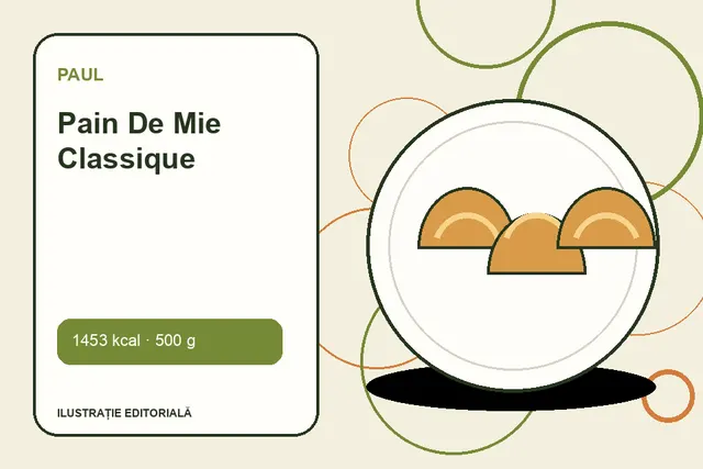Pain De Mie Classique de la Paul — ilustrație editorială unică