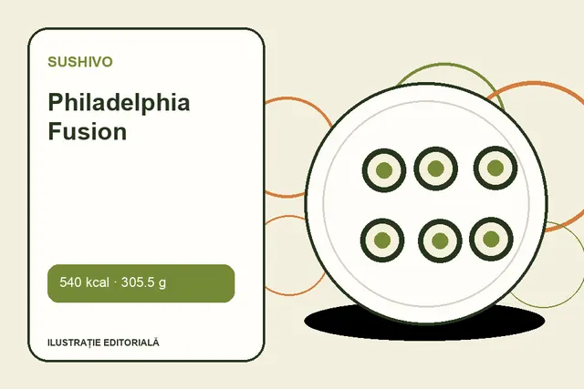 Philadelphia Fusion de la Sushivo — ilustrație editorială unică