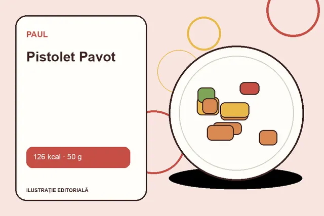 Pistolet Pavot de la Paul — ilustrație editorială unică