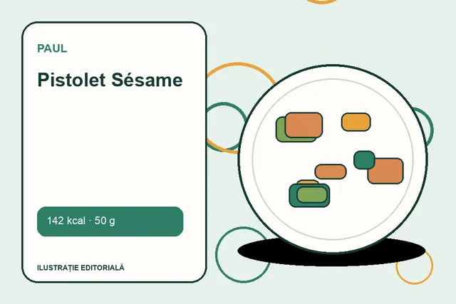 Pistolet Sésame de la Paul — ilustrație editorială unică