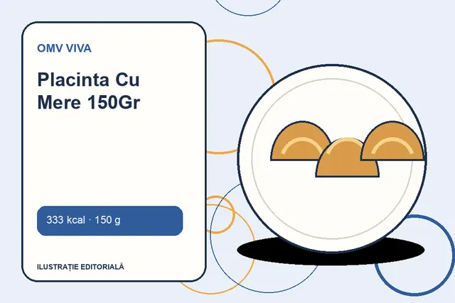 Placinta Cu Mere 150Gr de la OMV VIVA — ilustrație editorială unică