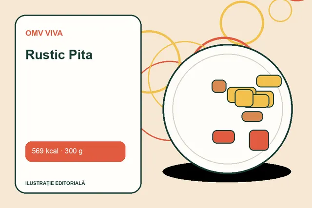 Rustic Pita de la OMV VIVA — ilustrație editorială unică