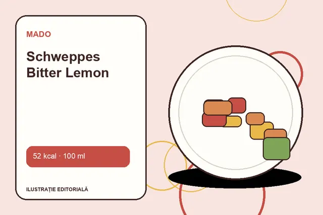 Schweppes Bitter Lemon de la MADO — ilustrație editorială unică