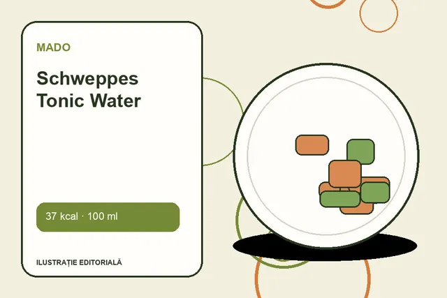 Schweppes Tonic Water de la MADO — ilustrație editorială unică