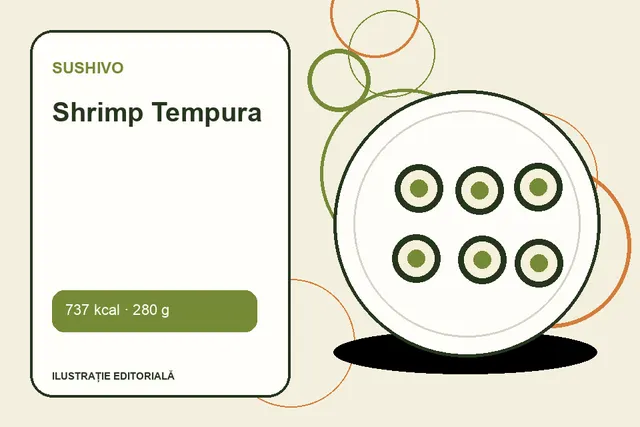 Shrimp Tempura de la Sushivo — ilustrație editorială unică
