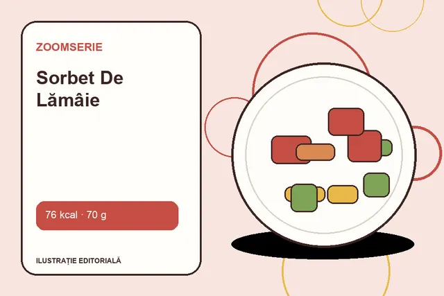 Sorbet De Lămâie de la Zoomserie — ilustrație editorială unică