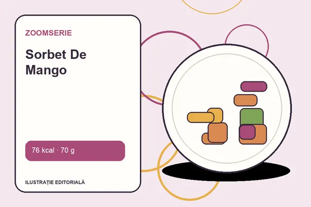 Sorbet De Mango de la Zoomserie — ilustrație editorială unică