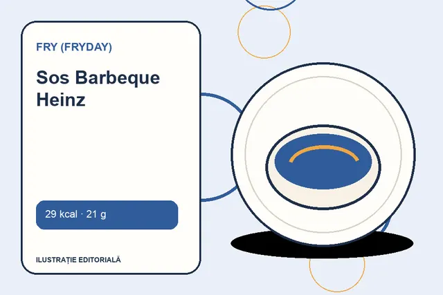 Sos Barbeque Heinz de la FRY (FryDay) — ilustrație editorială unică