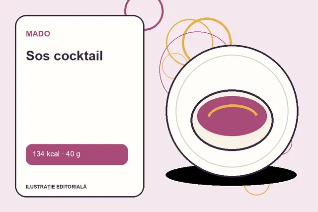 Sos cocktail de la MADO — ilustrație editorială unică