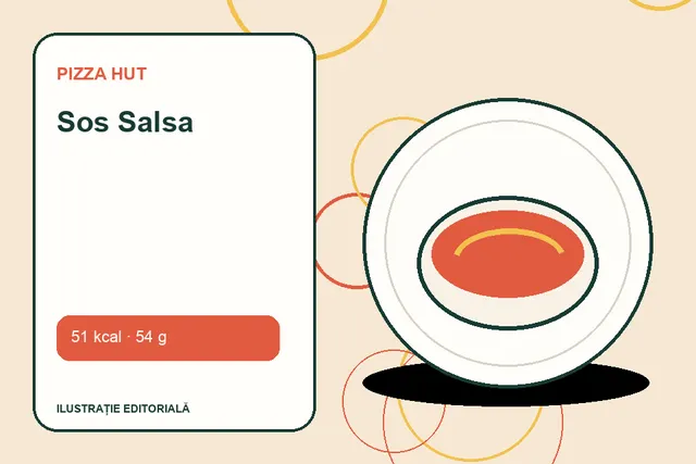 Sos Salsa de la Pizza Hut — ilustrație editorială unică