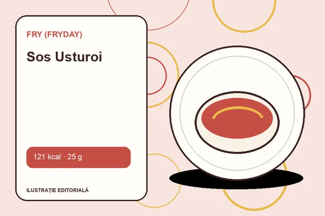 Sos Usturoi de la FRY (FryDay) — ilustrație editorială unică