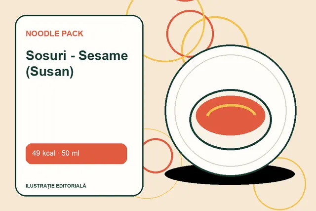 Sosuri - Sesame (Susan) de la Noodle Pack — ilustrație editorială unică